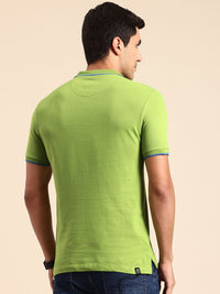 Being Human Geometric Printed Polo Collar Pure Cotton T-shirt