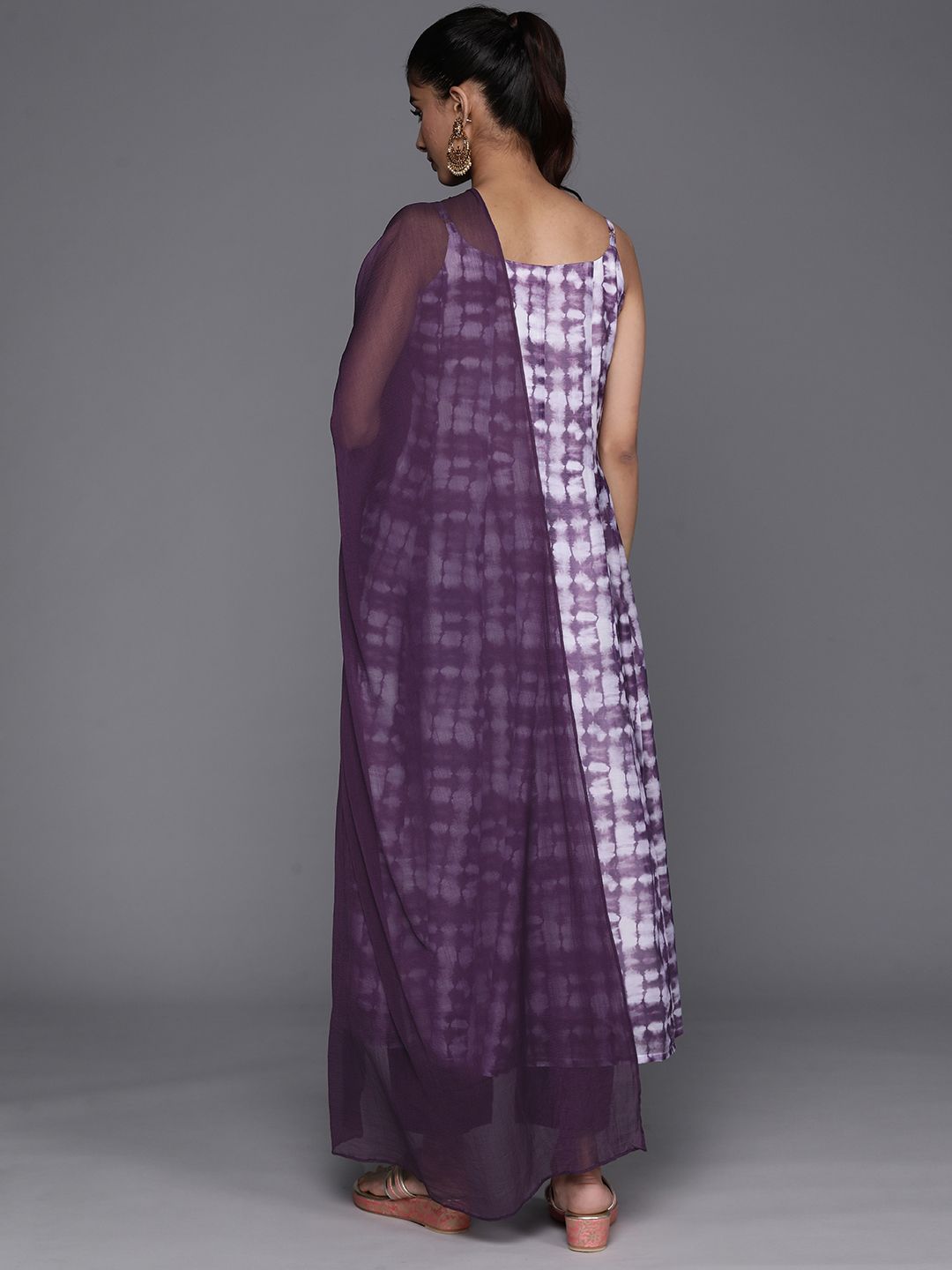 Varanga Printed Chanderi Silk Kurta with Trousers & Dupatta