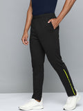 HRX by Hrithik Roshan Men Printed Detail Mid-Rise Regular Fit Lifestyle Trackpants