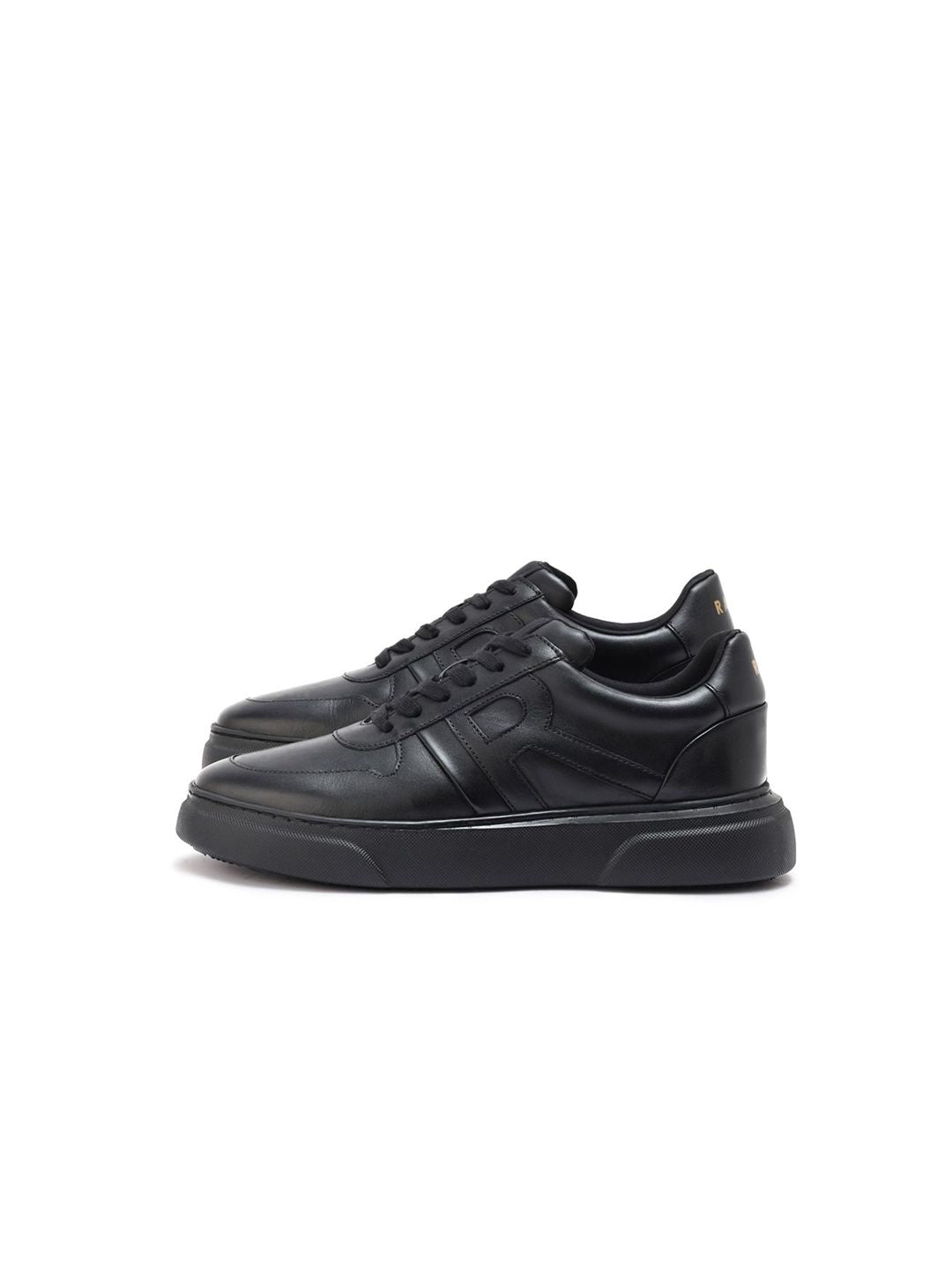 RARE RABBIT Men Cygnus Textured Leather Sneakers