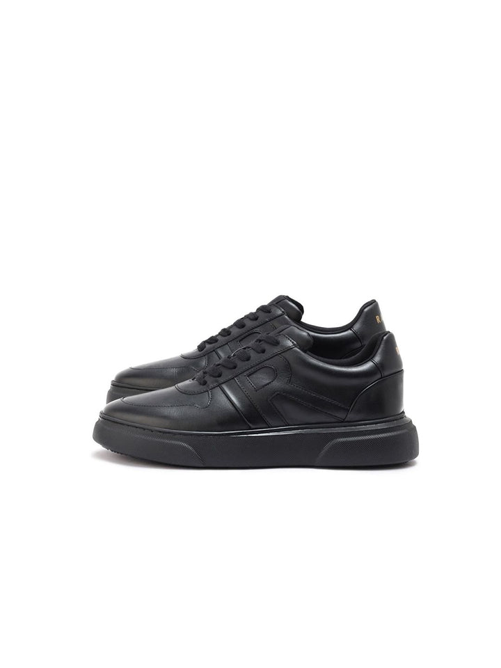 RARE RABBIT Men Cygnus Textured Leather Sneakers