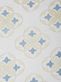 KLOTTHE Kelabu Bunga Kapas Tulen 400 TC Dilengkapi Cadar King Superfine dengan 2 Sarung Bantal-250 x 225 cm