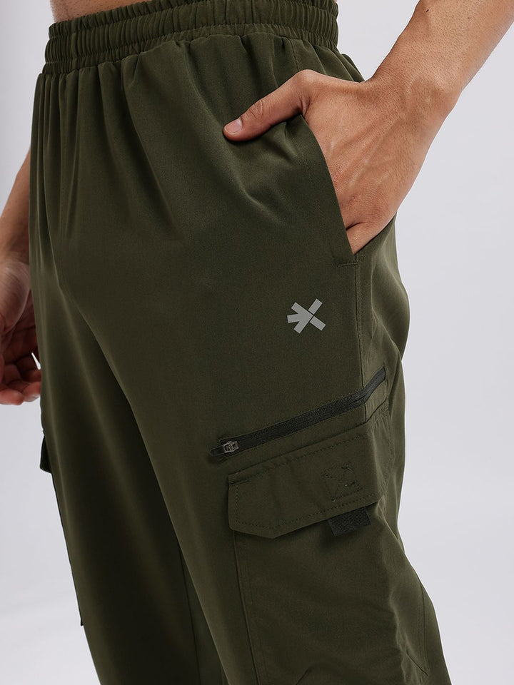 HRX by Hrithik Roshan Men Mid-Rise Rapid-Dry Training Track Pants