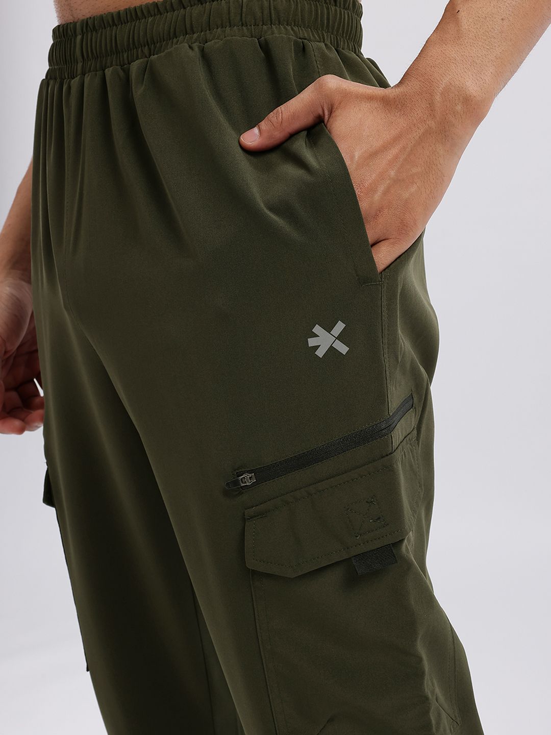 HRX by Hrithik Roshan Men Mid-Rise Rapid-Dry Training Track Pants