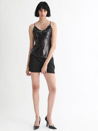 RAREISM Embellished Sequinned Top
