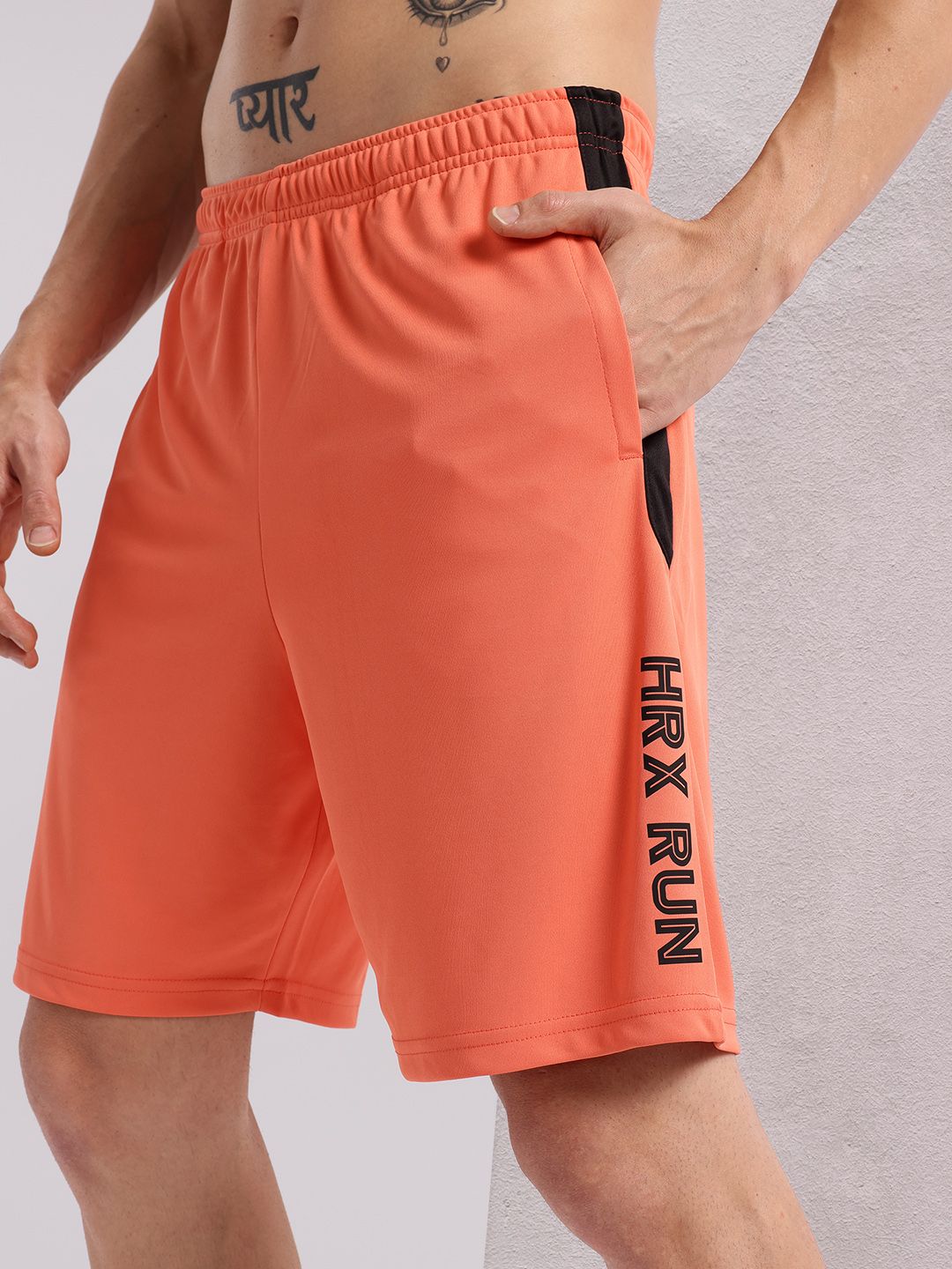 HRX by Hrithik Roshan Men Printed Rapid-Dry Running Shorts
