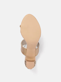 House of Pataudi Ethnic Embellished Block Heels