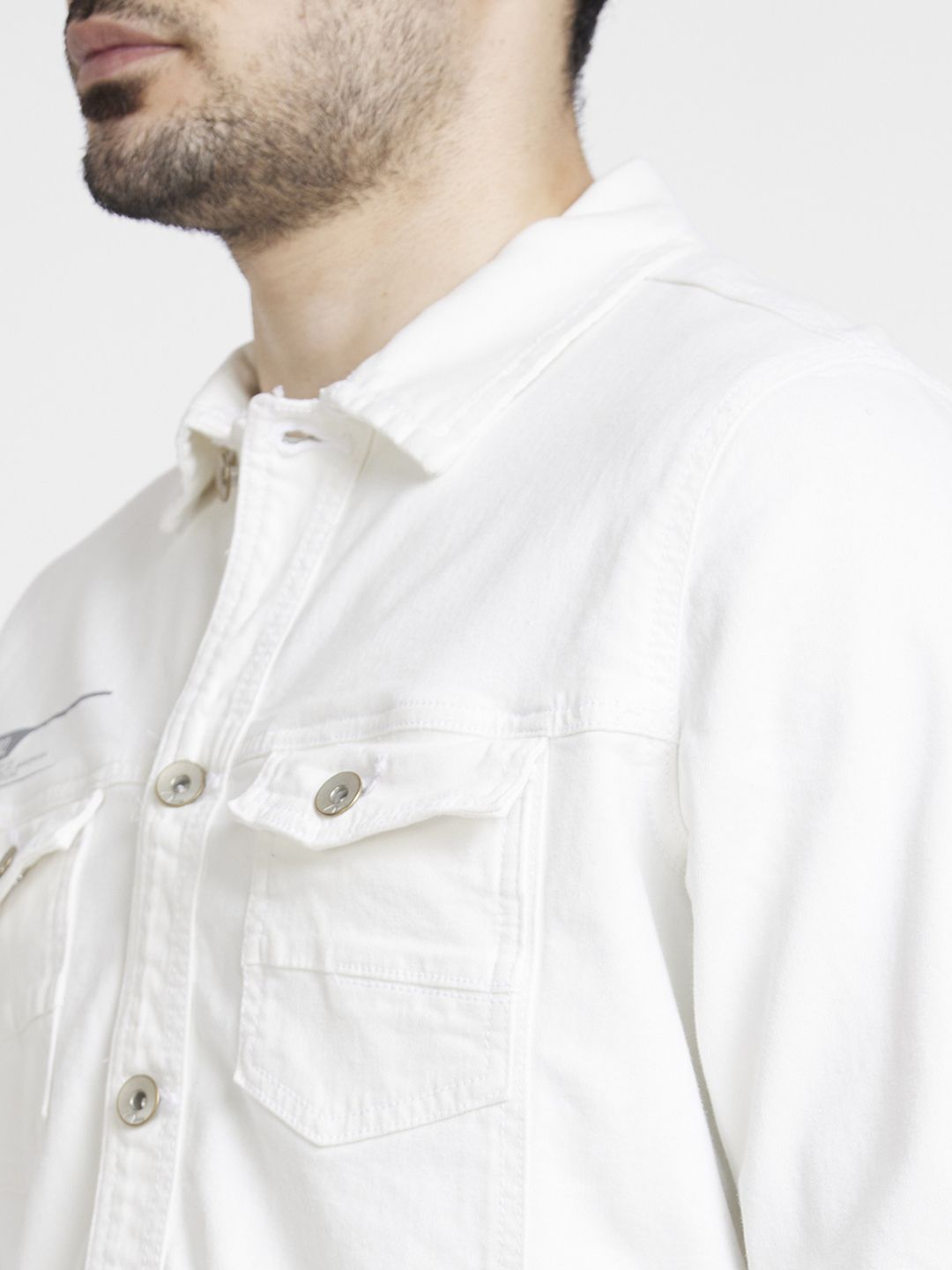 SPYKAR Spread Collar Denim Jacket