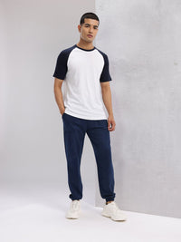 HRX by Hrithik Roshan Men Panelled Mid-Rise Regular Fit Lifestyle Joggers