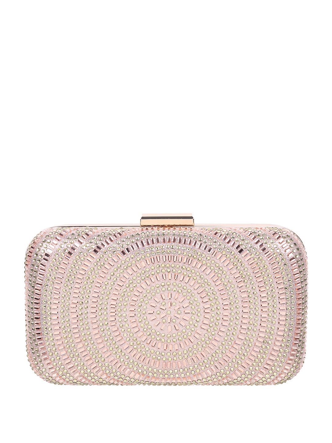 Metro Embellished Box Clutch