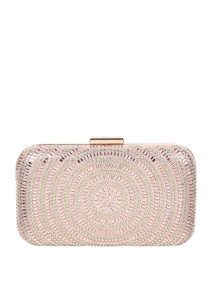 Metro Embellished Box Clutch