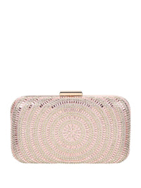 Metro Embellished Box Clutch