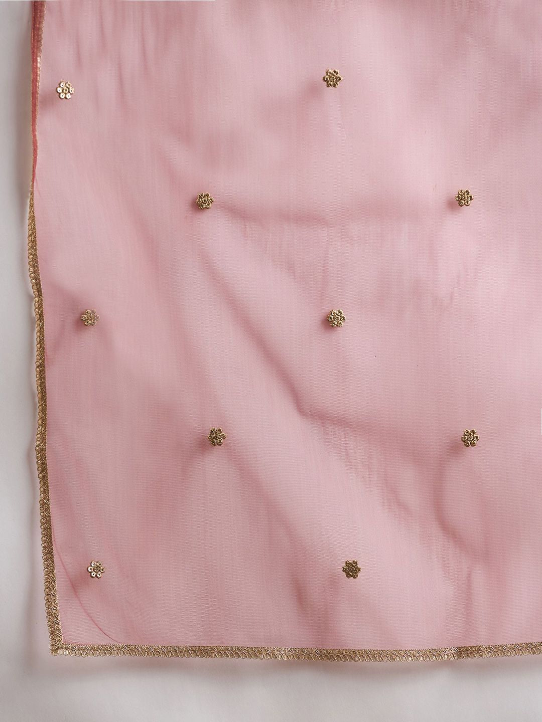 Indo Era Women Floral Embroidered Regular Kurta with Trousers & With Dupatta