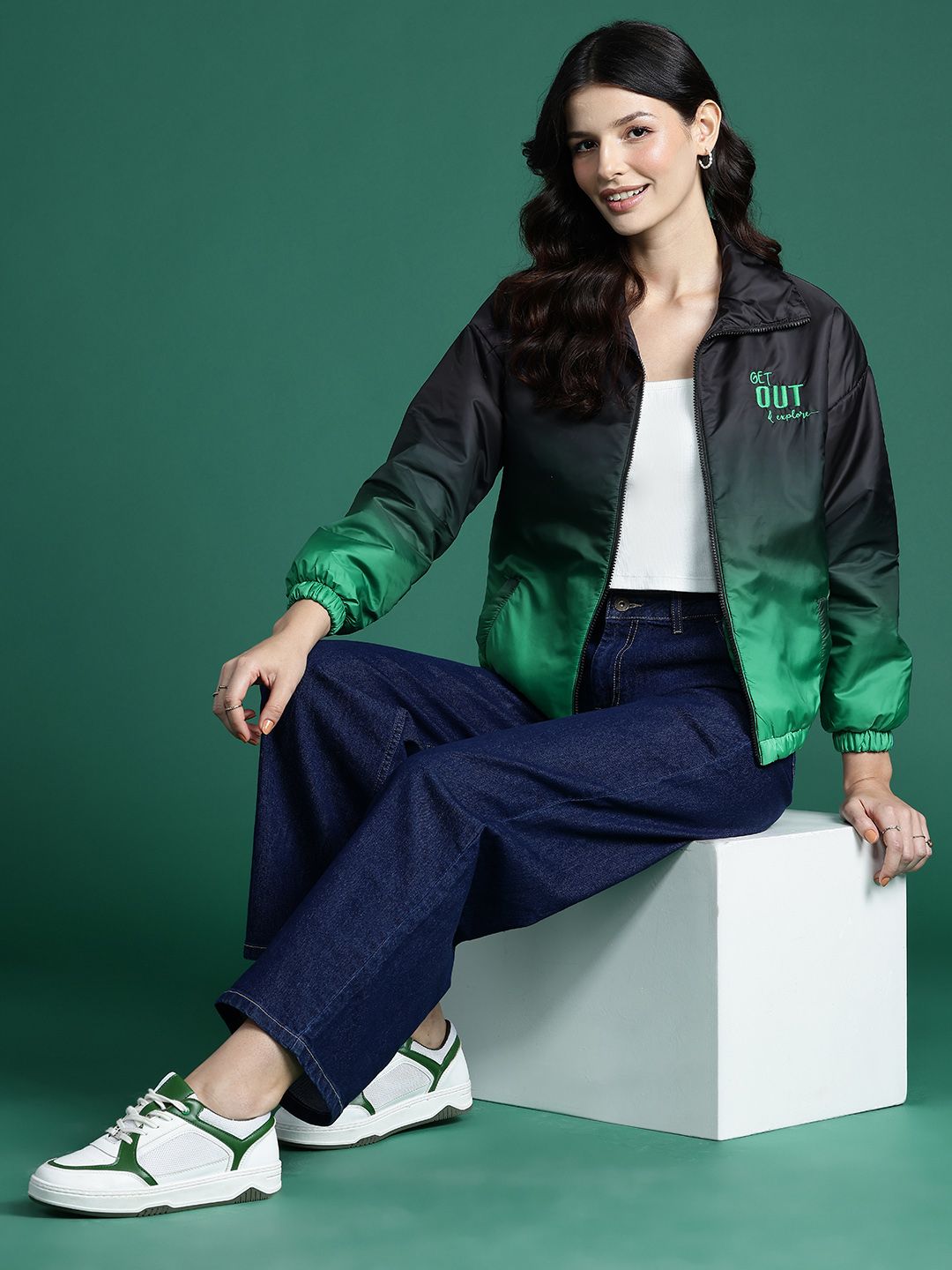 DressBerry Dyed Padded Jacket