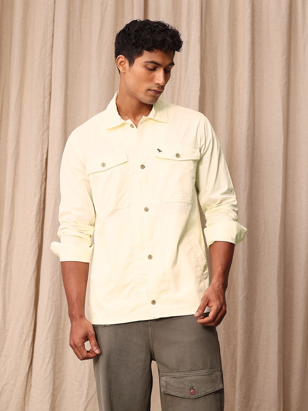 Mr Bowerbird Pure Cotton Liberal Fit Casual Shirt