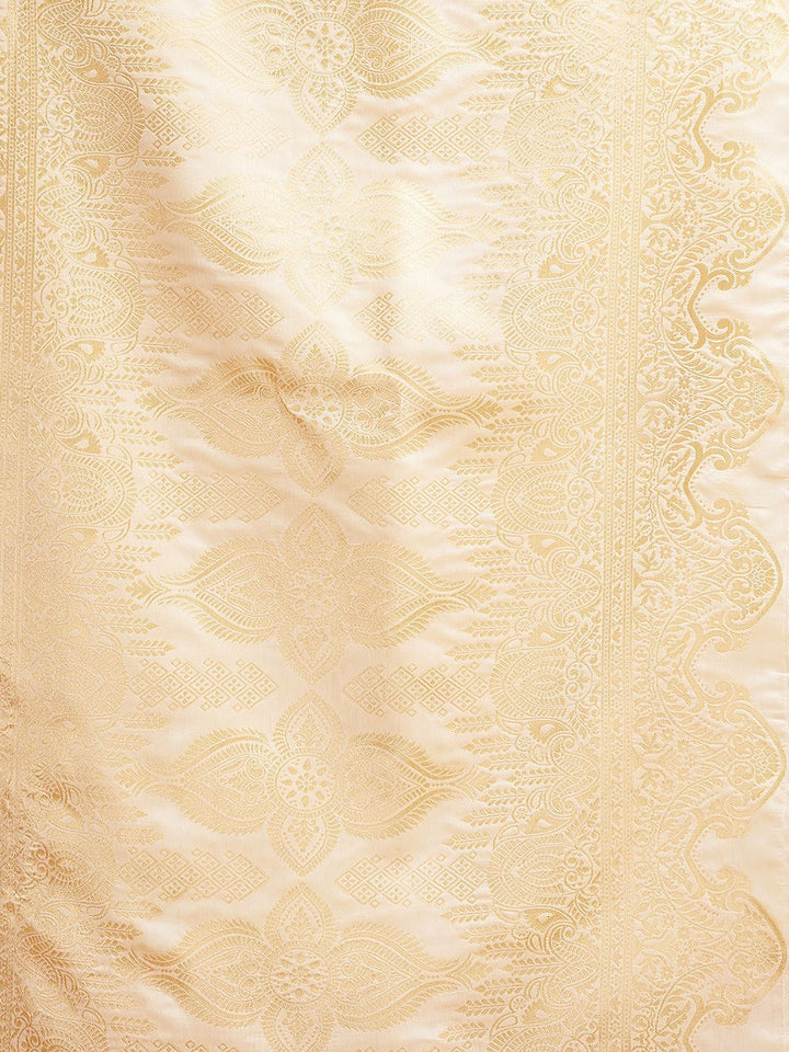 KALINI Woven Design Banarasi Saree With Blouse Piece