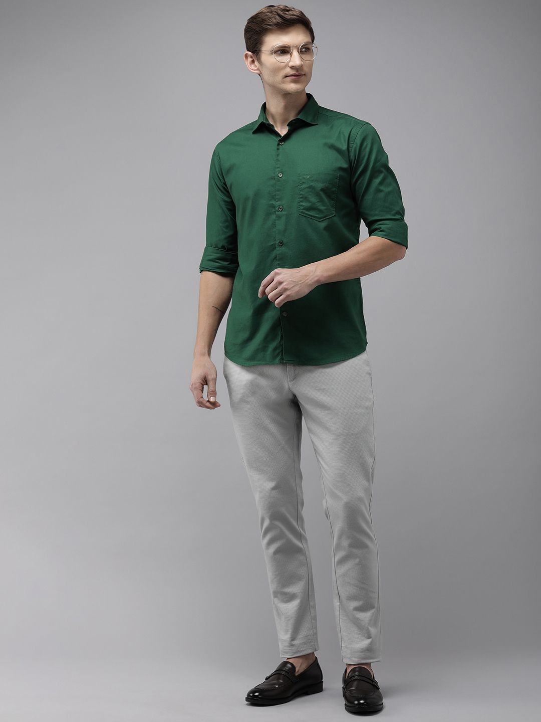 Park Avenue Pure Cotton Slim Fit  Casual Shirt