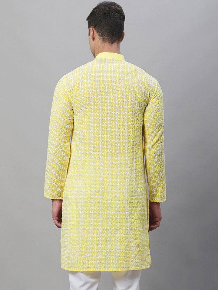 SOJANYA Ethnic Motifs Embroidered Pure Cotton Kurta