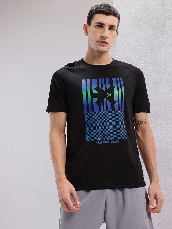 HRX by Hrithik Roshan Men Brand Logo Printed Rapid-Dry Running T-shirt