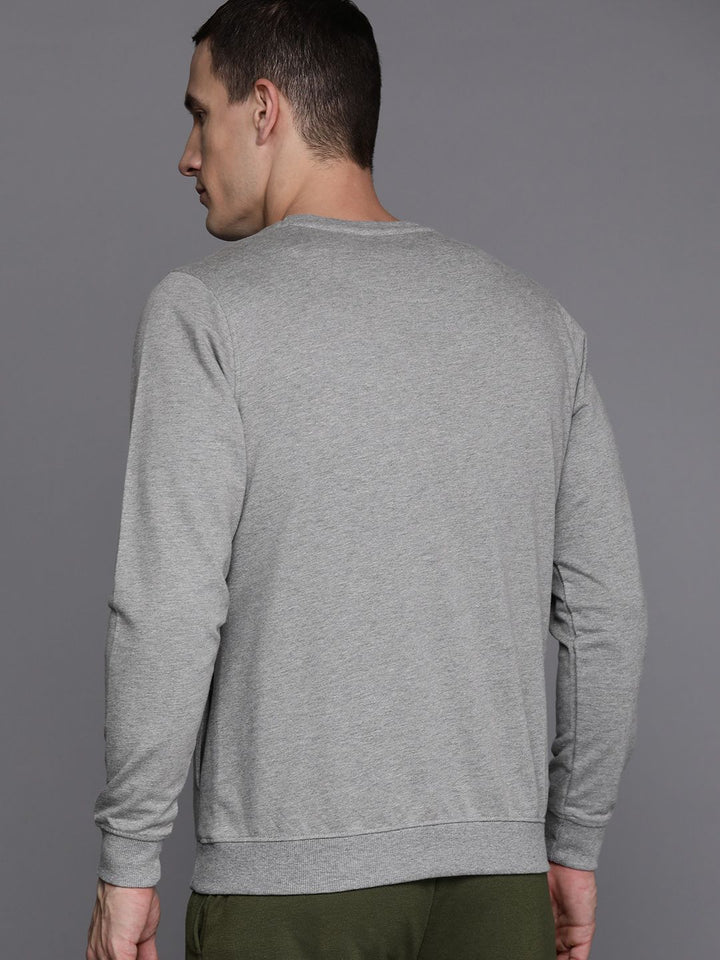 HRX by Hrithik Roshan Brand Logo Printed Round-Neck Sweatshirt