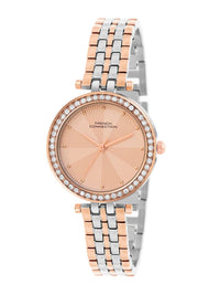 French Connection Women Round Dial & Stainless Steel Straps Analogue Watch FCN0146RTM
