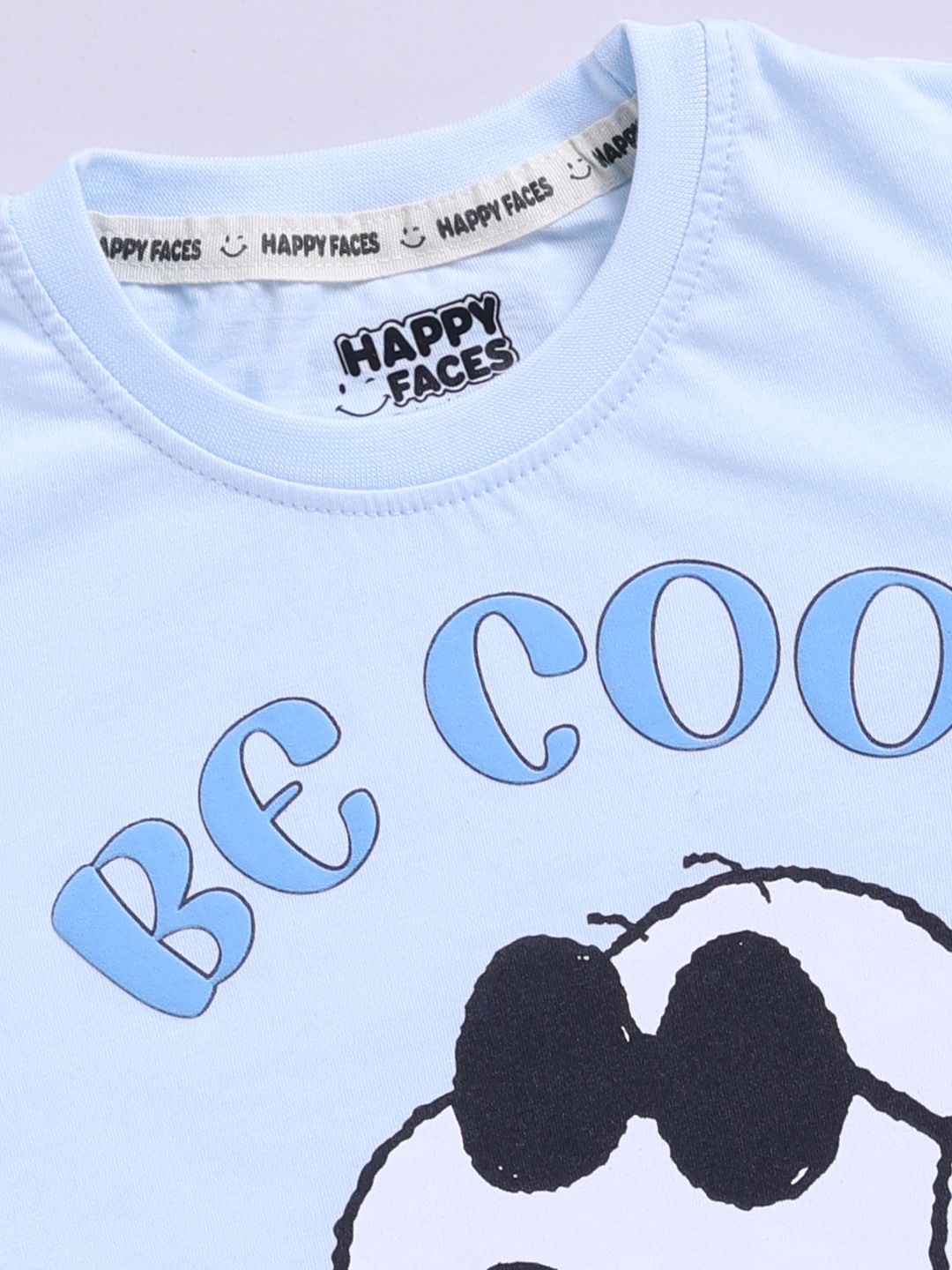 Happy Faces Boys Snoopy Printed Pure Cotton T-shirt