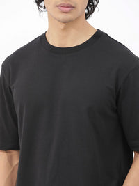 Lelaki Arnab Langka Qlo T-Shirt Kapas Leher Leher Pusingan