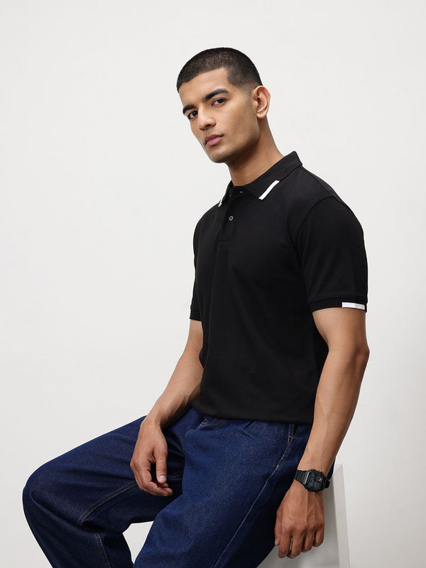 ether Contrast Collar Classic Fit Organic Cotton T-shirt