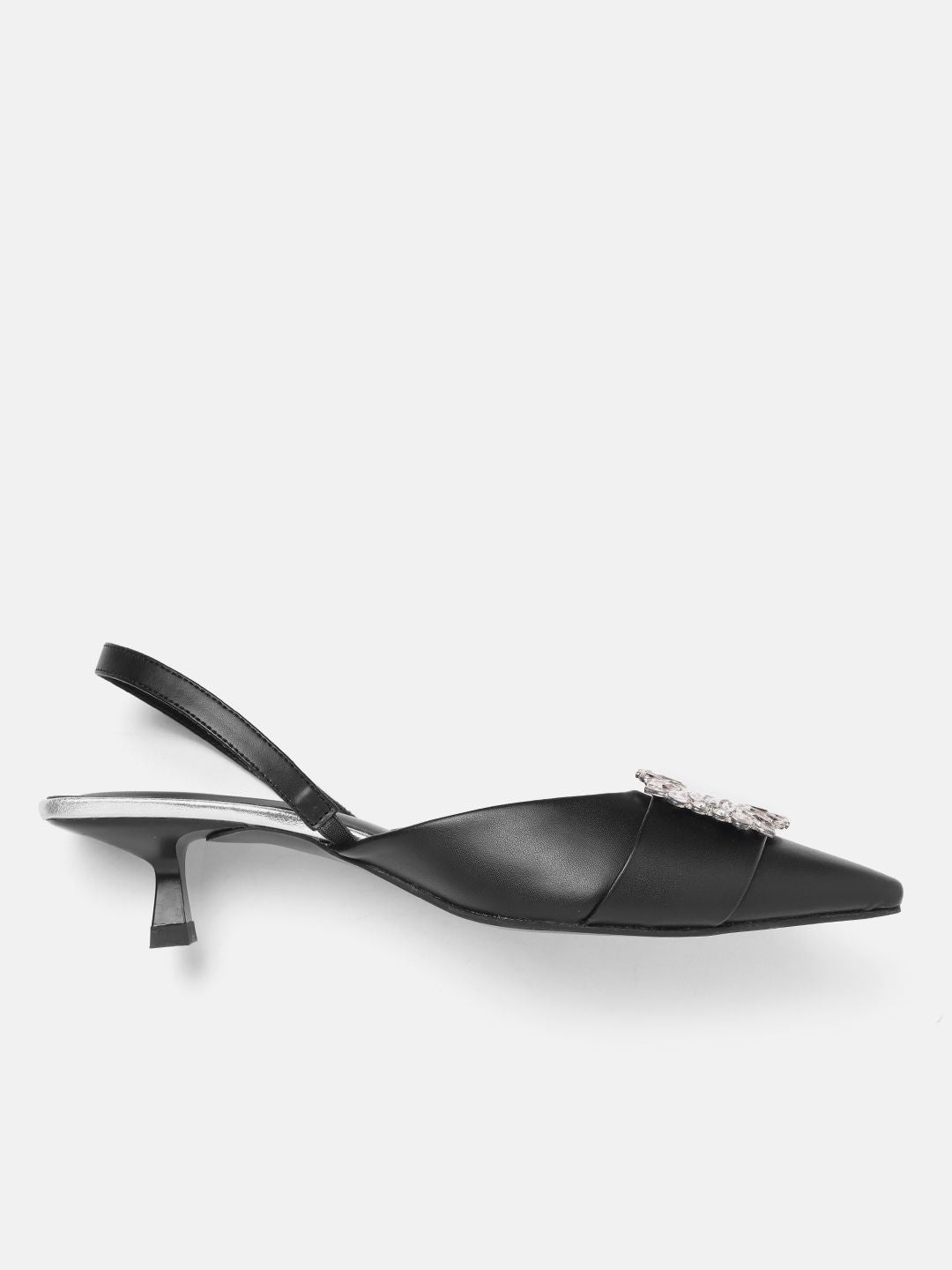 Lino Perros Embellished Kitten Pumps