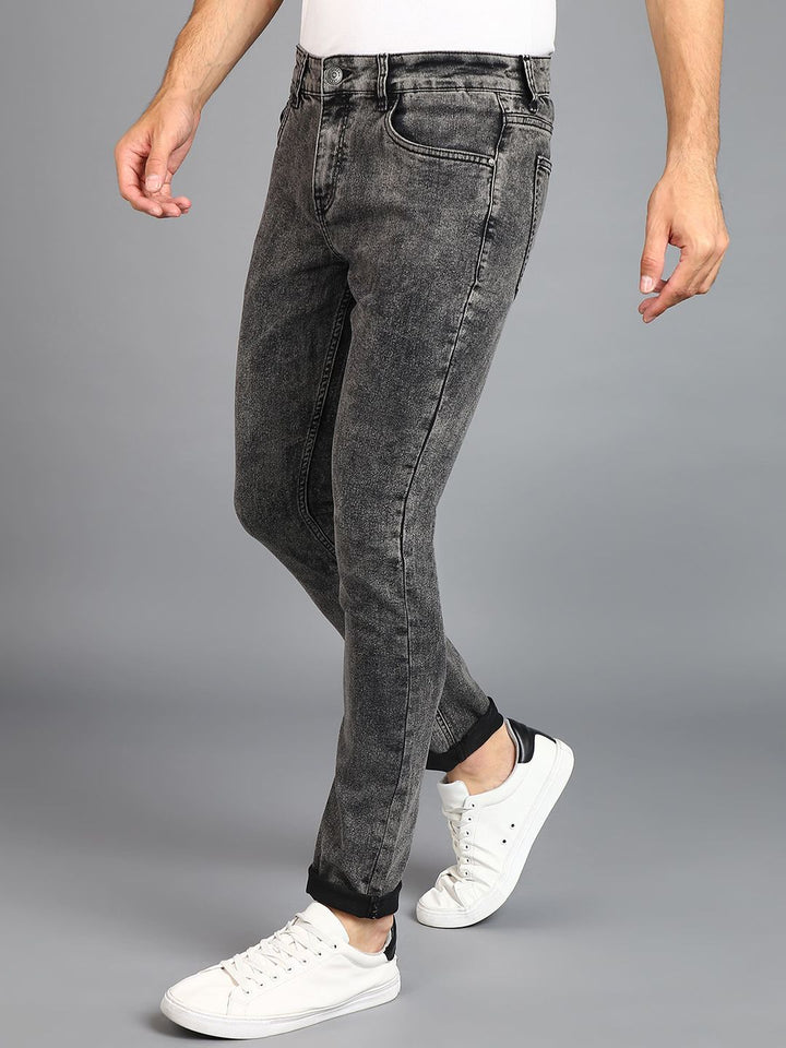 Urbano Fashion Men Clean Look Heavy Fade Stretchable Jeans