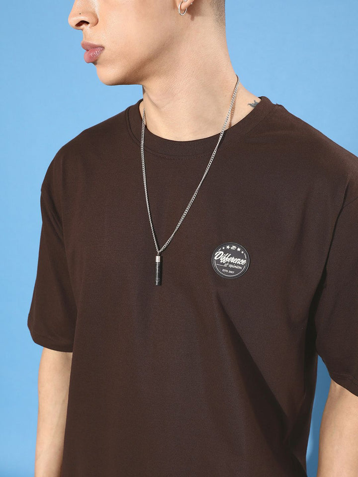 Difference of Opinion Printed Pure Cotton Oversized T-shirt