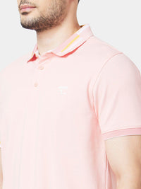 SPYKAR Polo Collar Slim Fit Cotton T-Shirt