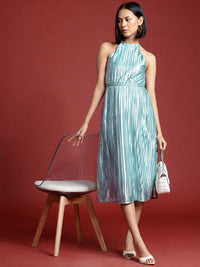 all about you Halter Neck Fit & Flare Midi Dress