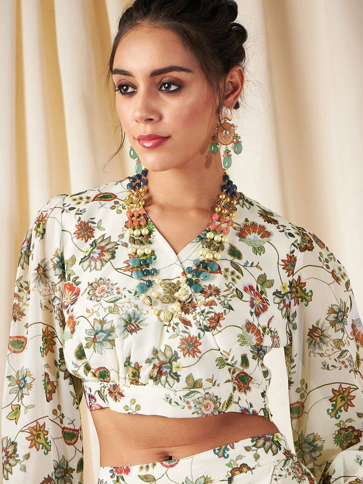 Shae by SASSAFRAS Printed Ready to Wear Lehenga & Choli