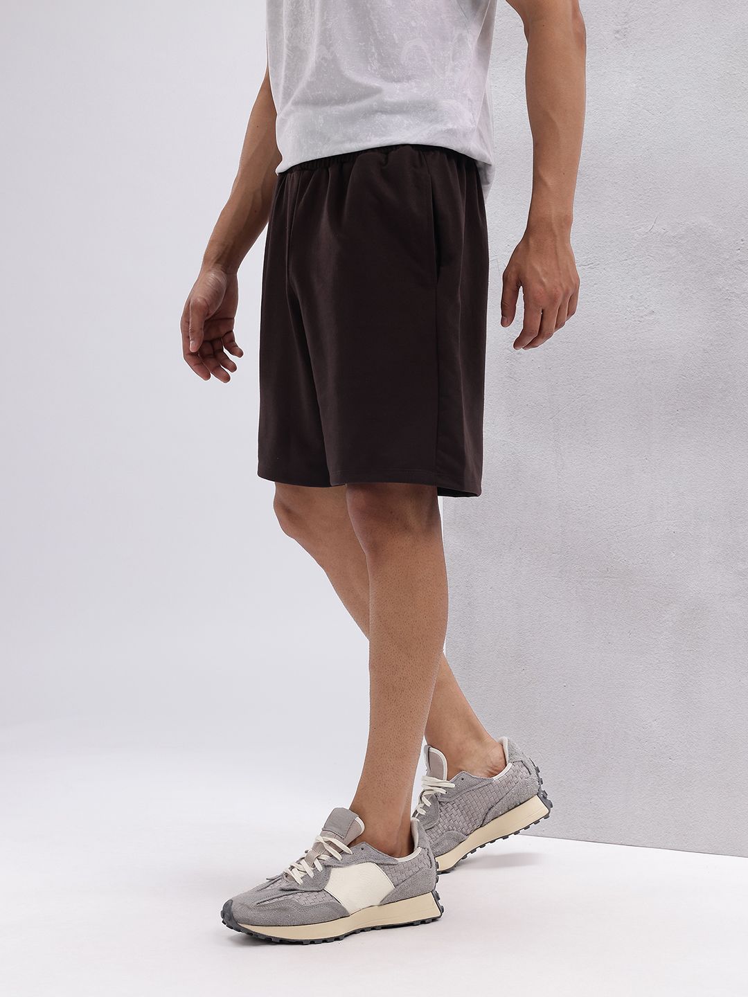 HRX by Hrithik Roshan Men Brand Logo Print Detail Mid-Rise Lifestyle Shorts