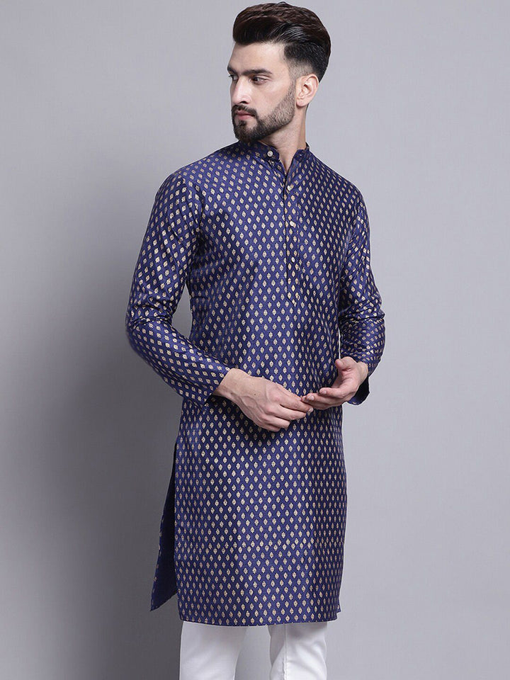 SOJANYA Ethnic Motifs Printed Mandarin Collar Straight Kurta