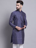 SOJANYA Ethnic Motifs Printed Mandarin Collar Straight Kurta