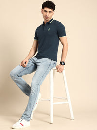 Being Human Polo Collar Pure Cotton T-shirt