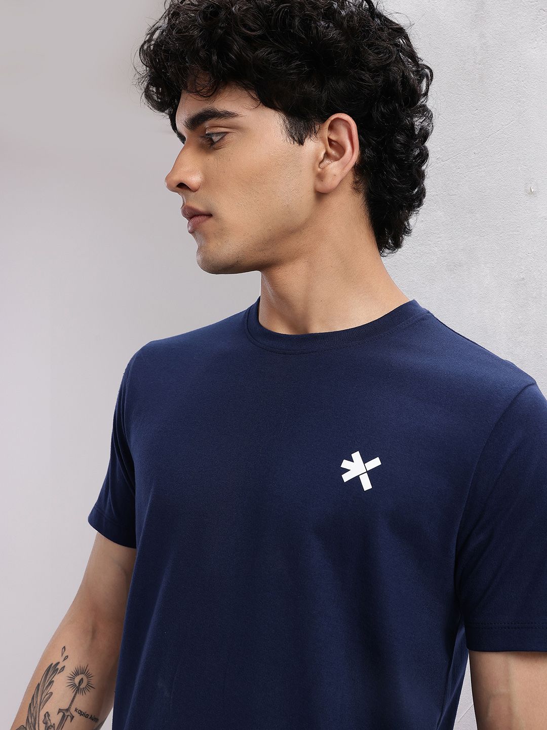 HRX by Hrithik Roshan Typography Printed Rapid-Dry Training T-shirt