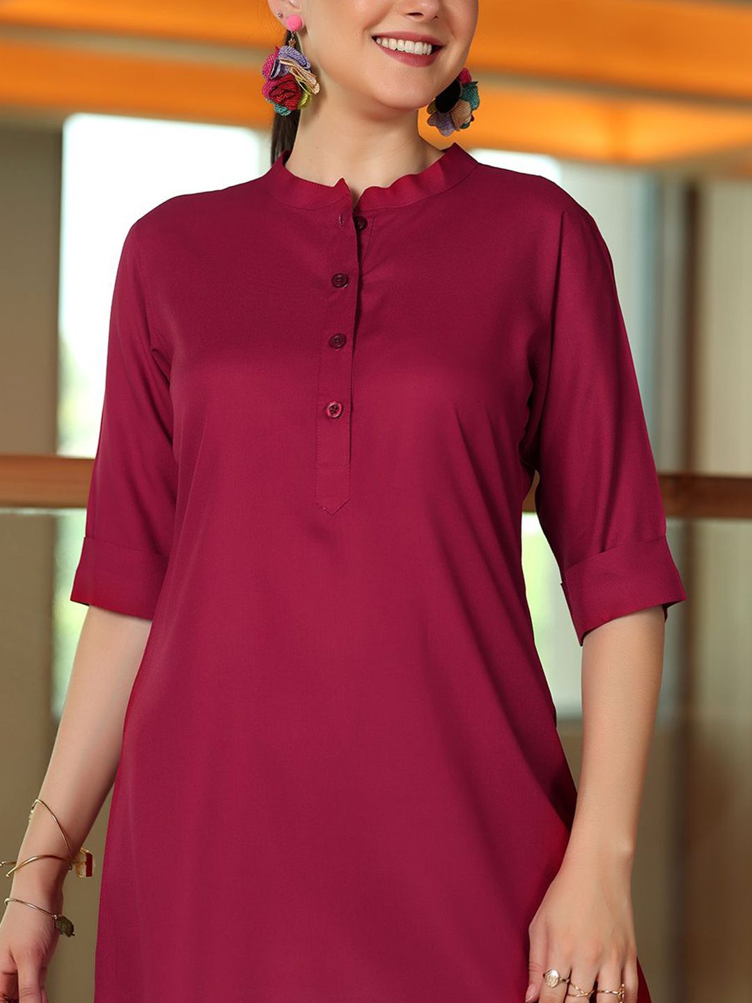 Libas Mandarin Collar Tunic