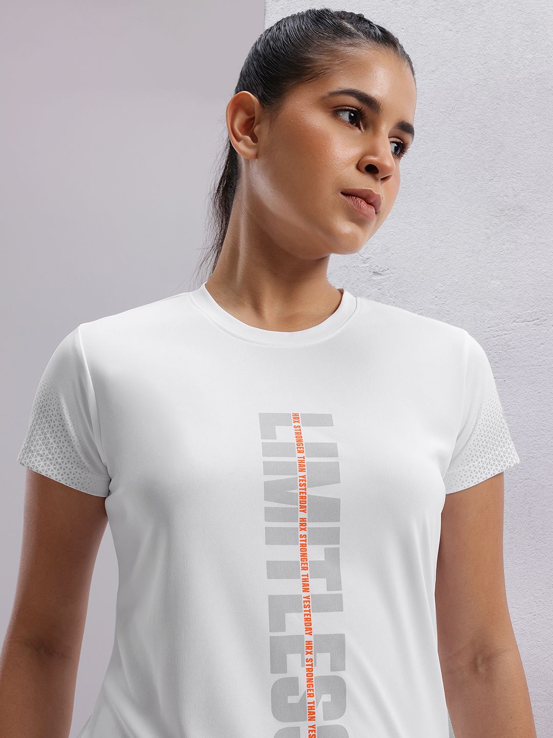 HRX by Hrithik Roshan Women Printed Rapid-Dry Training T-shirt