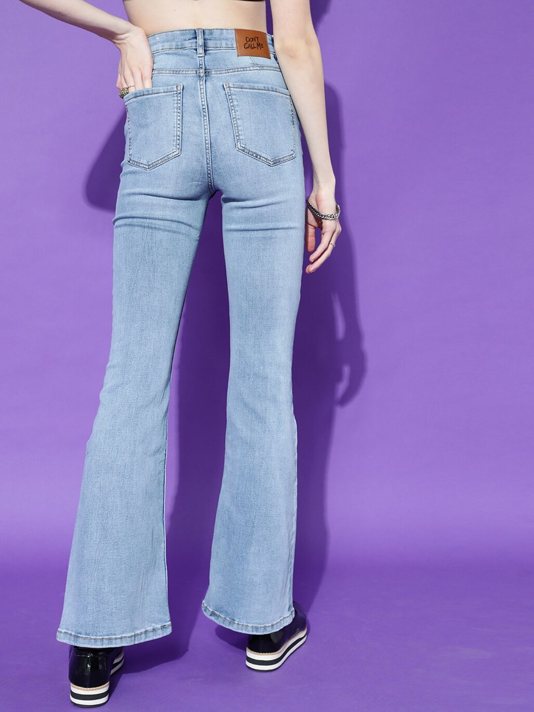 STREET 9 Women Blue Hottie Skinny Fit High-Rise Heavy Fade Jeans