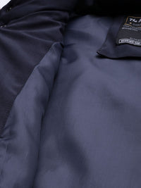 The Indian Garage Co Men Striped Detachable Hood Padded Jacket