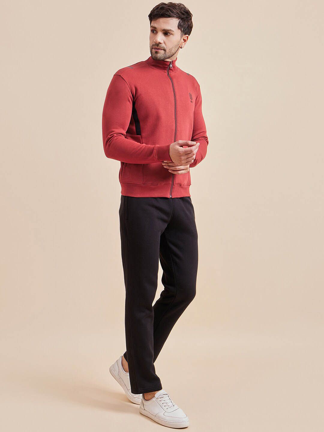 Sweet Dreams Red & Black Logo-Printed Tracksuit