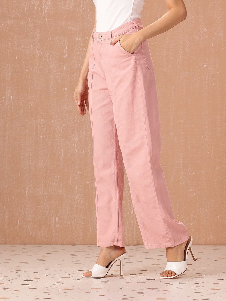 all about you Women Straight Fit High-Rise Stretchable Jeans