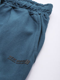 The Indian Garage Co Men Blue Solid Slim Fit Jogger