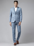 Park Avenue Slim Fit Checked Blazer & Trousers With Waistcoat