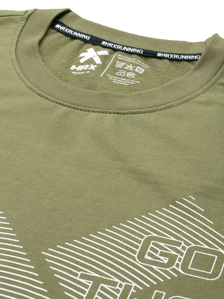 HRX by Hrithik Roshan Printed Running Sweatshirt