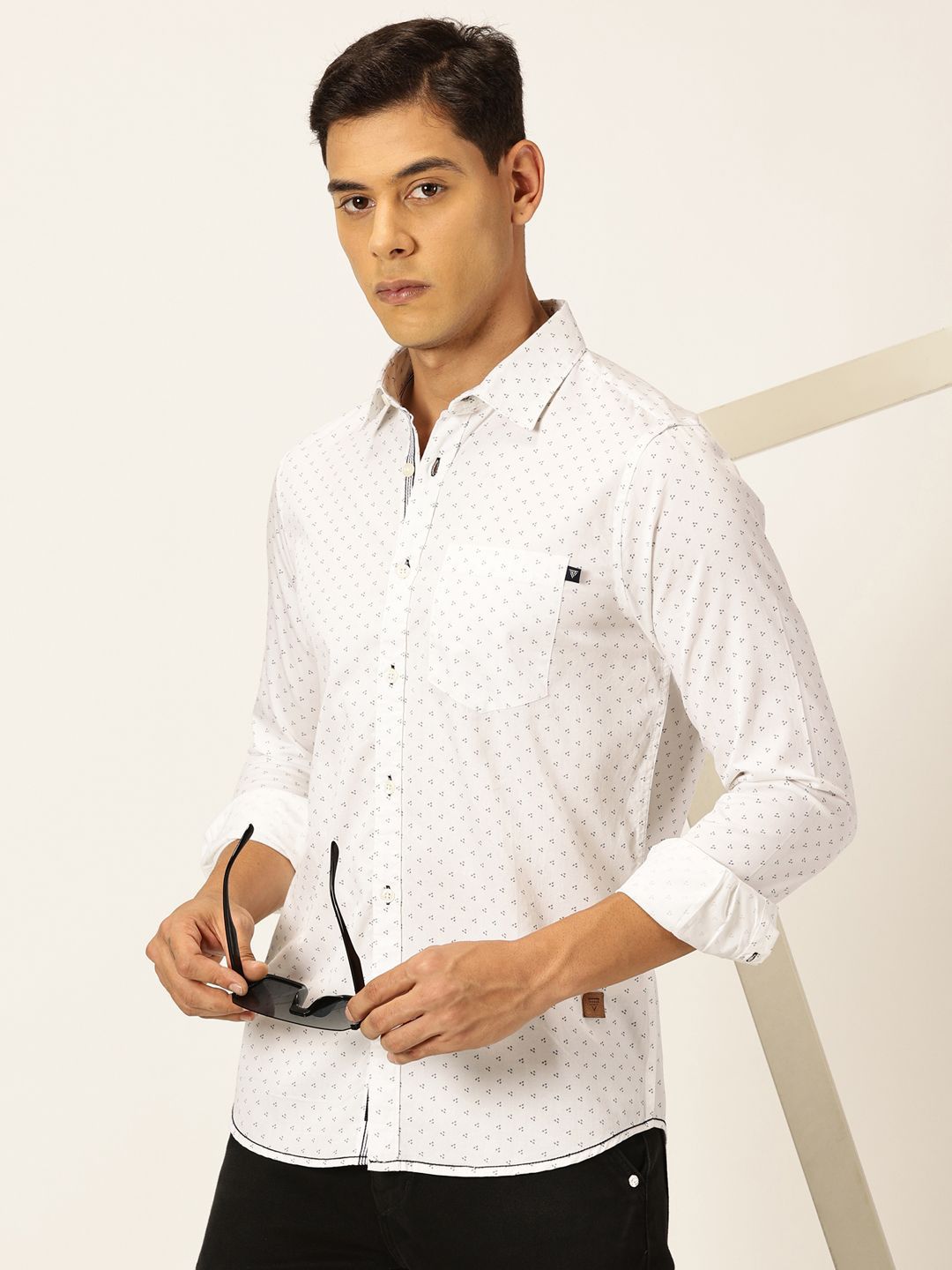 Thomas Scott Premium Opaque Printed Cotton Casual Shirt