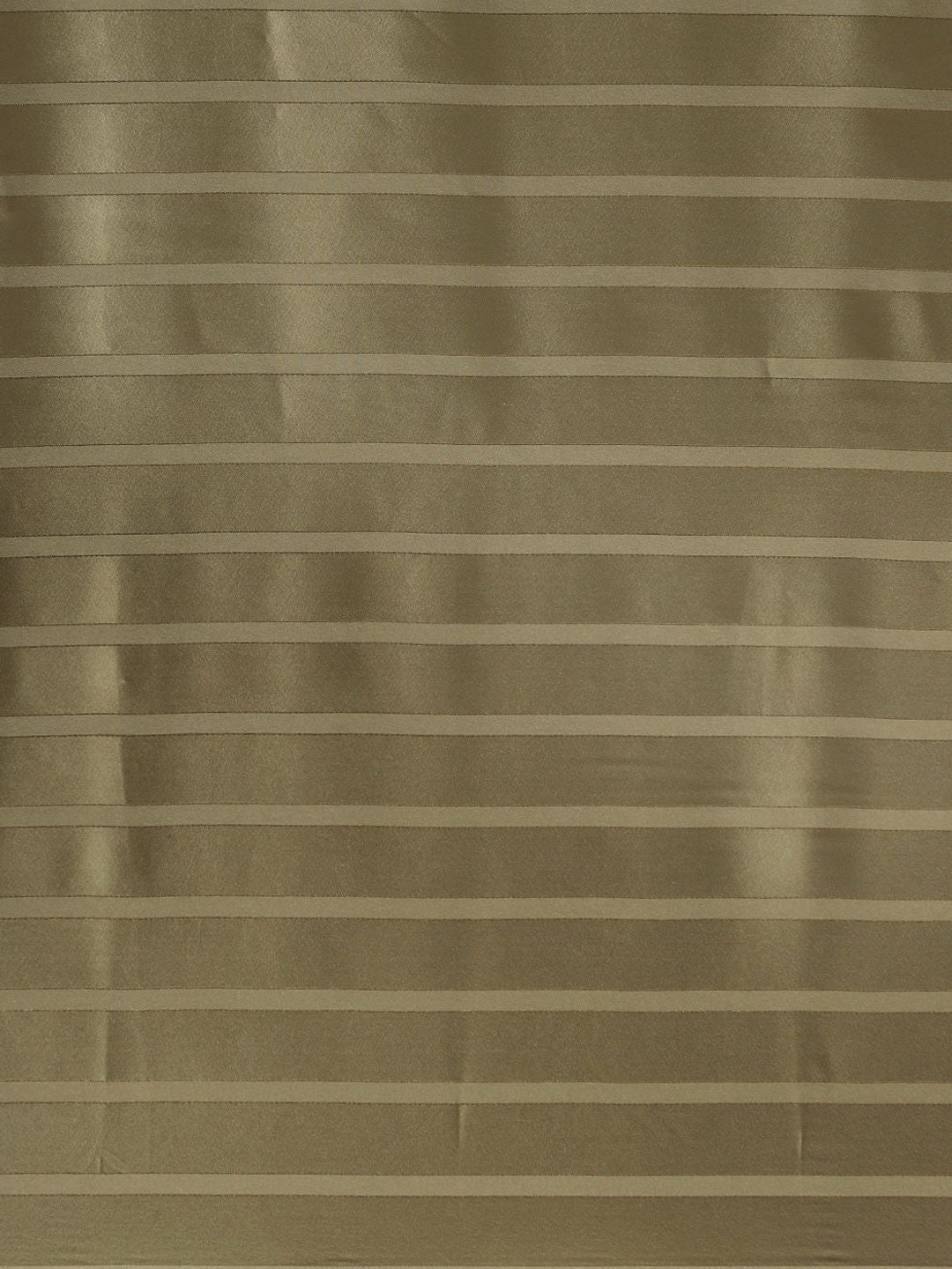 Saree mall Olive Green Satin Striped Saree